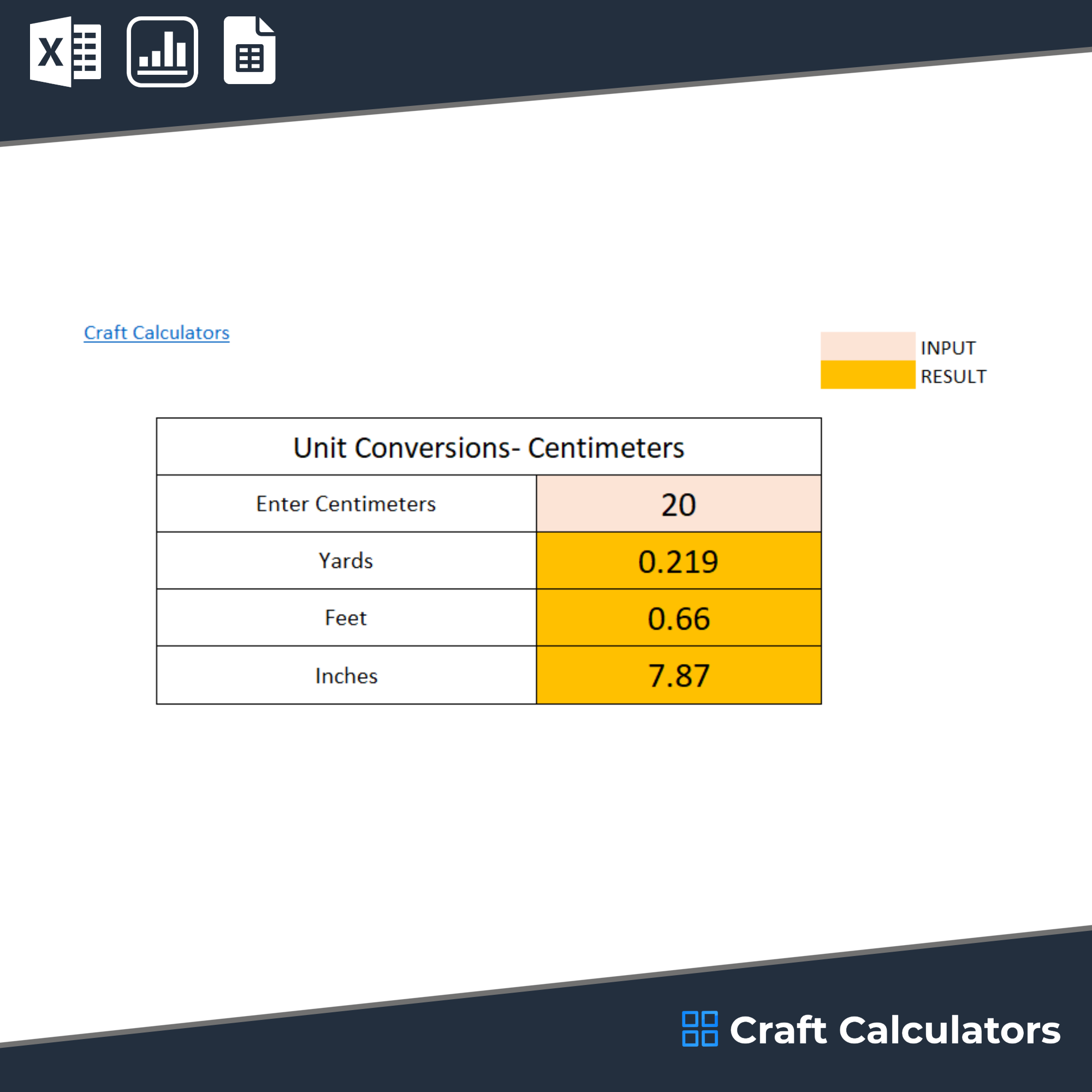 Centimeter Conversion Calculator: Easily Convert Centimeters to Yards, Feet, and Inches with an intuitive user interface.