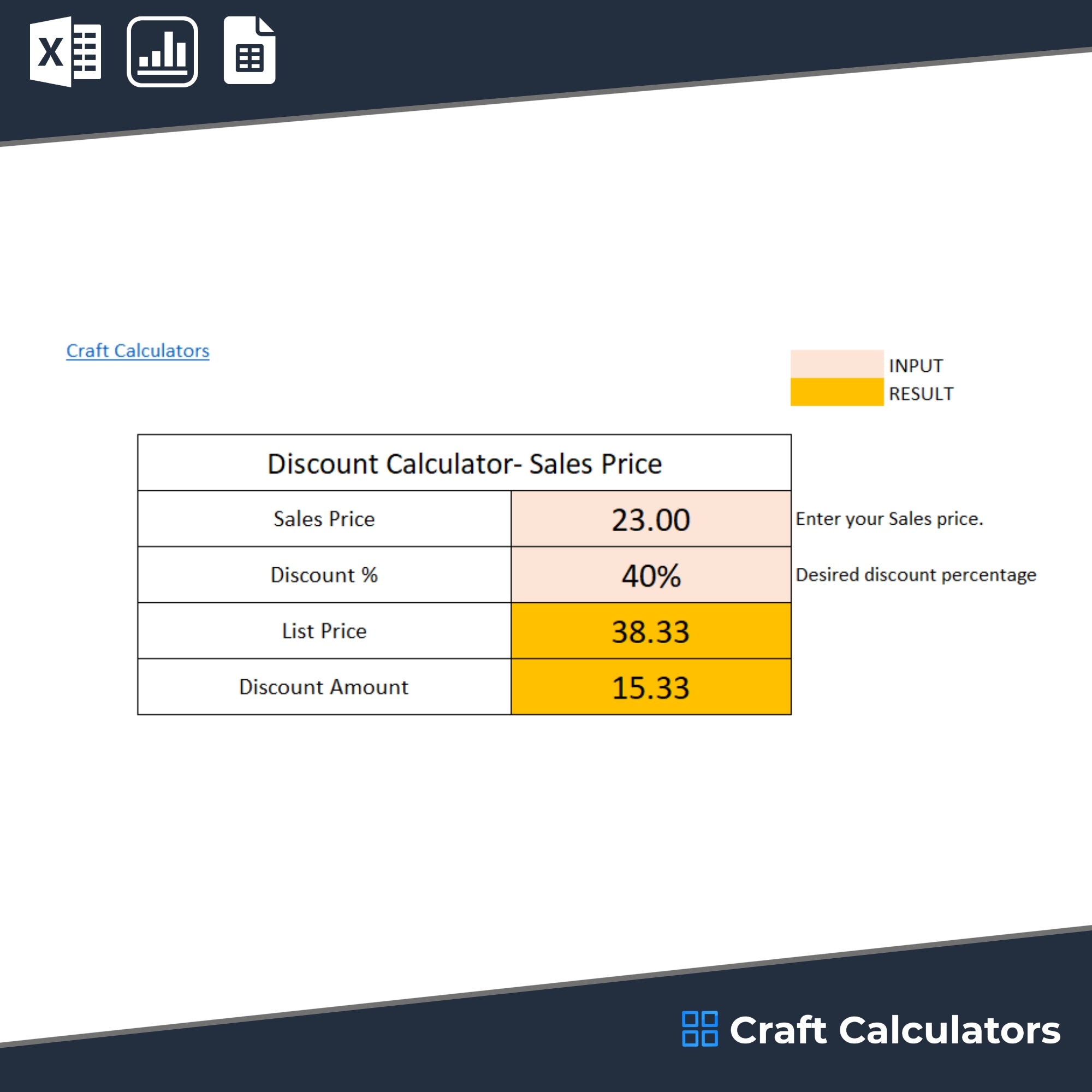 Sales Price Calculator: Easily Calculate Sale Price from List Price