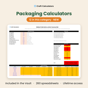 Packaging calculators - 12 in this category, new