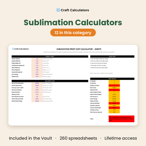 Sublimation calculators - 12 in this category