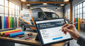 Vehicle wrap pricing calculator for auto graphics shops