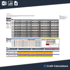 Advanced Adhesive Vinyl Decal Pricing Calculator interface showing cost calculations for up to 10 designs.