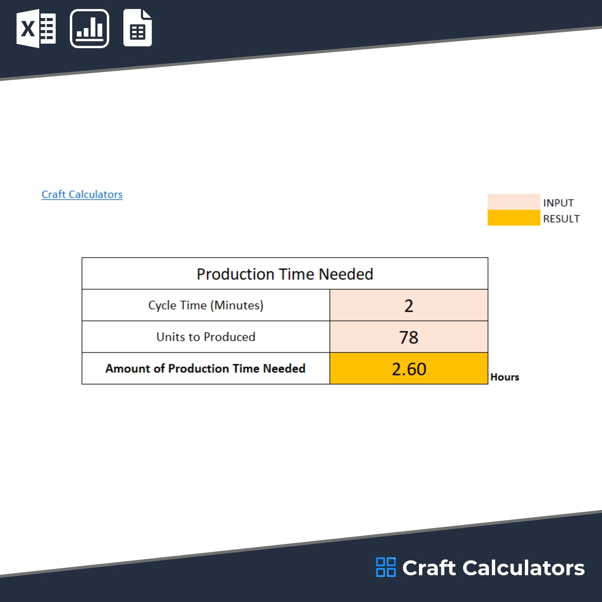 Production Time Calculator: Determine Hours Required for Product Creat ...