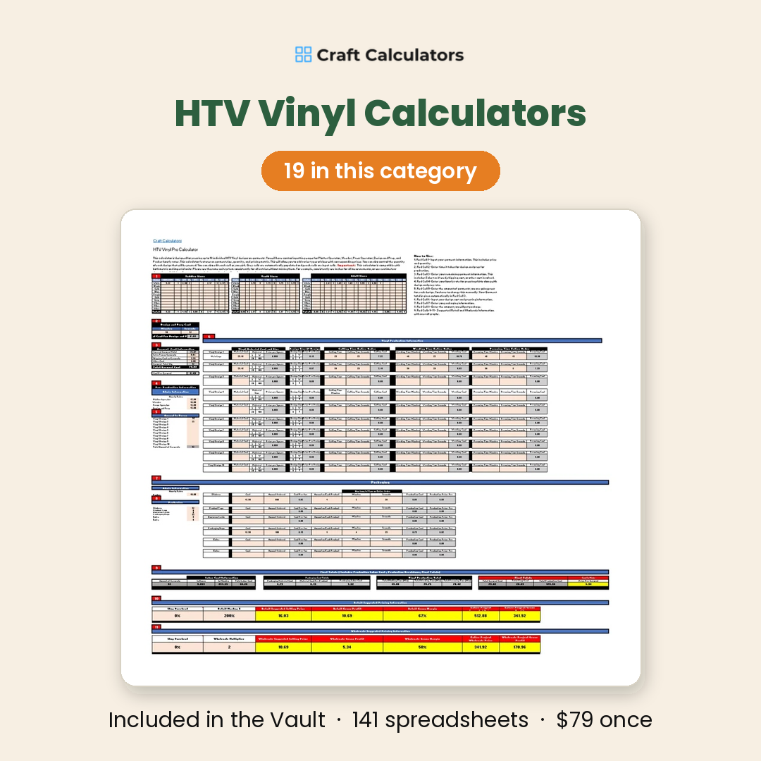 HTV vinyl calculators - 19 in this category