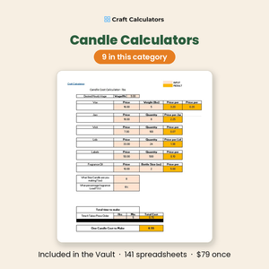 Candle calculators - 9 in this category