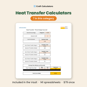 Heat transfer calculators - 7 in this category