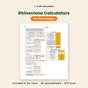 Rhinestone calculators - 6 in this category