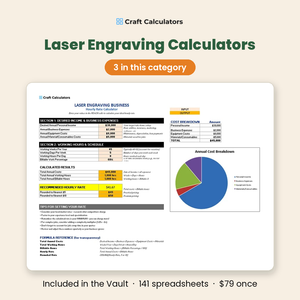 Laser engraving calculators - 3 in this category