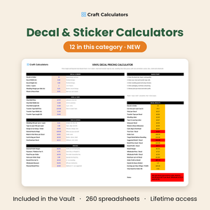 Decal and sticker calculators - 12 in this category, new