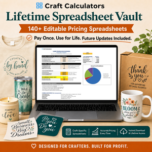 Lifetime Spreadsheet Vault - 140+ pricing tools, one price
