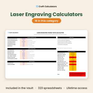 Laser engraving calculators - 16 in this category