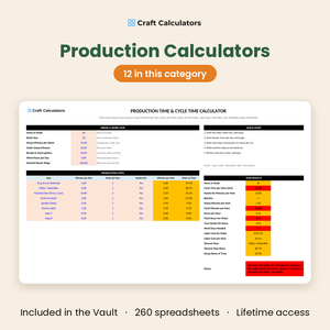 Production calculators - 12 in this category