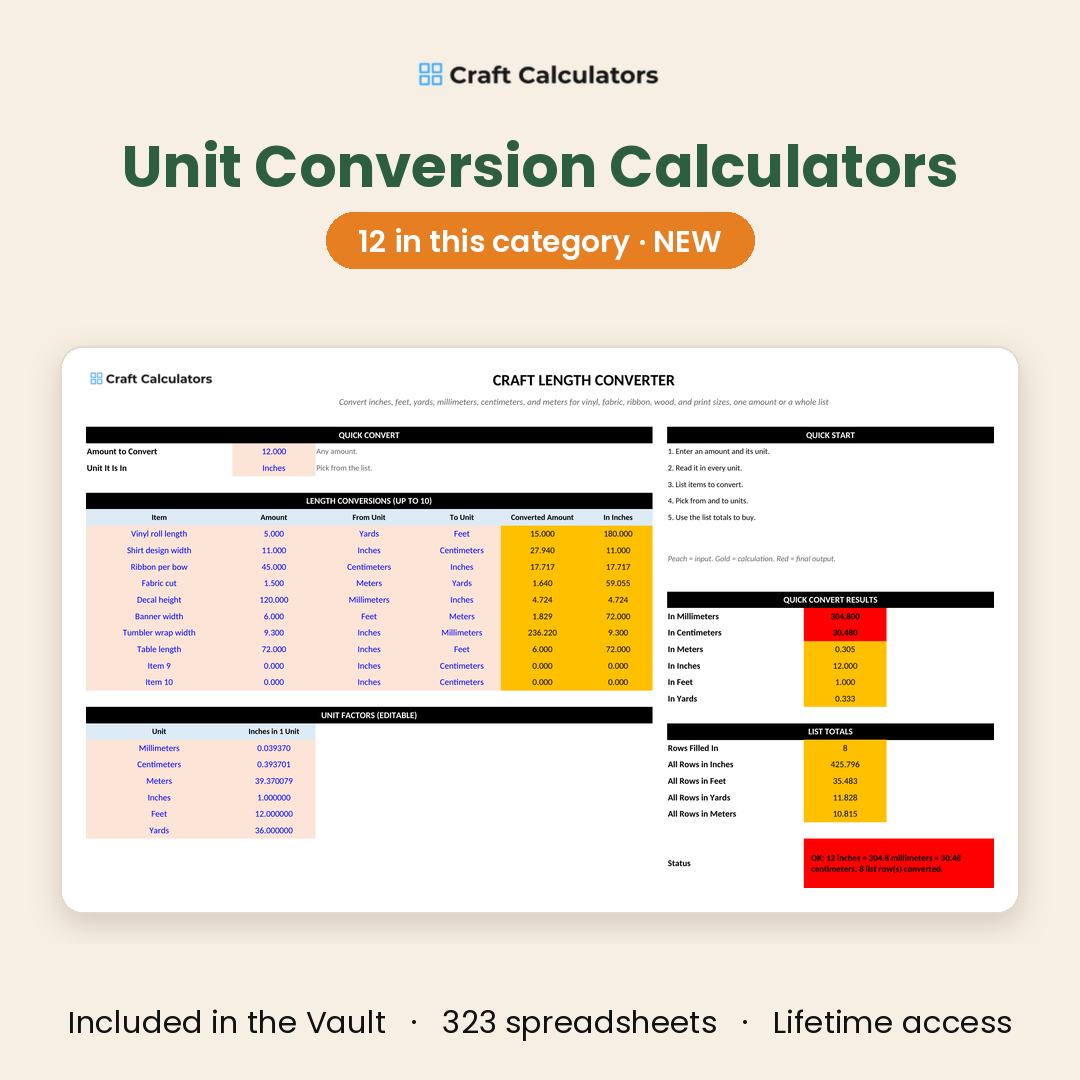 Unit conversion calculators - 12 in this category, new